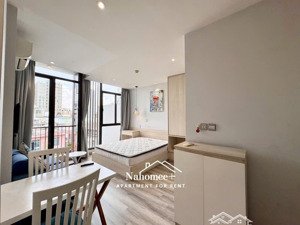 căn hộ studio bancol - thang máy, dọn phòng, bãi ô tô - khu nguyễn cửu vân, kế bên uef, hiu