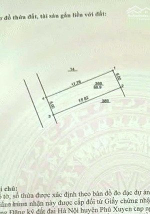 bán lô đất dt 88.9m2 nhân sơn đại xuyên phú xuyên hà nội