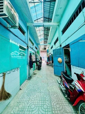 bán dãy nhà trọ 9 phòng - 210m2 - ngang 7m - 2 mặt tiền hẻm - dòng tiền 16tr/th - chỉ 5.5 tỷ