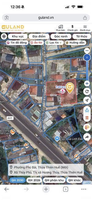 bán loại bđs khác tại xã thủy phù, 15 tỷ, khác tại xã thủy phù, 15 tỷ, 1057 m2 đẹp, nhiều tiện ích