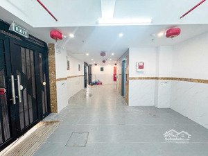 chdv cao cấp, thang máy hoàng mai, mt 12,3m, 6t, xây mới, full nội thất, 17pn, 90triệu/tháng, sđcc