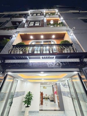 bán nhà xây mới đường phan huy ích f12 gò vấp diện tích: 4 x 12 trệt lửng 3 lầu dt sàn: 164