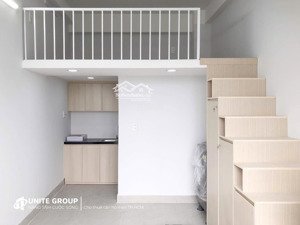 khai trương căn hộ gác lửng 45m2 có ban công full nội thất, máy giặt riêng gần đh văn hiến