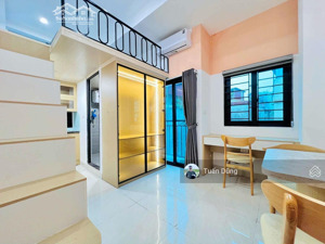 tòa chdv đê la thành, 75m2, 8 tầng, 17 phòng đủ đồ, dòng tiền 100 triệu/tháng, bước chân ra mặt phố