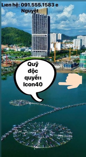 quỹ căn icon40 giá từ 1ty5x tại bãi cháy hạ long - e nguyệt 