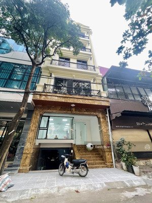 bán toà văn phòng trần quý kiên 91m2_mt 6m - có hầm - phân lô ô tô tránh