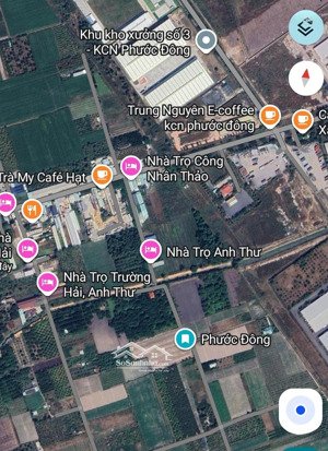 bán đất hết thổ cư 282m2 đường nông trường, kcn phước đông, p gia lộc, tây ninh. tiện xây nhà trọ.