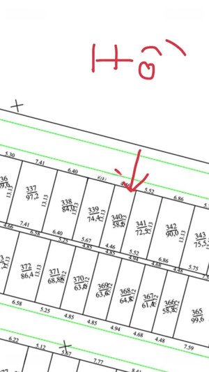 tôi chính chủ cần bán 58,6 m. đất dịch vụ thăng long 9. vị trí mặt hồ mặt tiền 4,5 m:0989699590