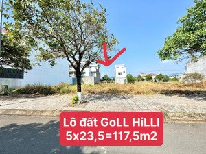 chủ gởi bán lô đất kdc vip goll hill thịtrấn trảng bom,5x23,5=117,5m2,tcư 100%,ngay trường bông sen