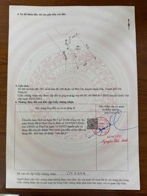 chính chủ tôi cần bán 4 lô đất ở phú cát - quốc oai - hà nội