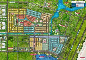 sụp hầm lô đất nền đường 15m view kênh 50m viêw công viên 50m lên tới 100m view thoáng đẹp sầm uất