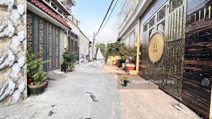 nhà 2 tầng 1/ đường trần thị cờ, diện tích 81m2 (5m x 17m), hẻm xe hơi 4m gần chợ thới an