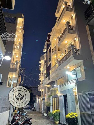 nhỉnh 8 tỷ - bán nhà 5 tầng, 4x13m,hxh, lê đức thọ, p6 gò vấp, ngay chợ an nhơn