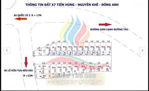 đấu giá x7 tiên hùng nguyên khê đông anh đường ô tô tránh diện tích: 85,9 m2 mặt tiền:5m
