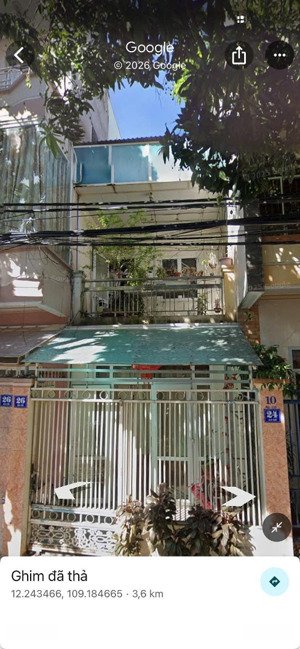 bán nhà 2 tầng mặt tiền đường âu cơ - nha trang