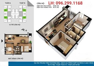 chính chủ gửi bán căn hộ chung cư tại tứ hiệp plaza 2pn,2wc lh: 