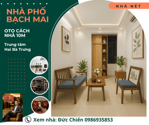 Nhà phố Bạch Mai, 26m², 4 tầng. Sổ đỏ đẹp. GIẢM NGAY 300 TRIỆU cho khách mua trong T2/2026