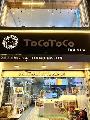 bán nhà mặt phố láng hạ 81m2 - mt 8m hoa hậu - bank thuê 85tr/th - giá 580tr/m2