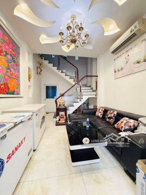 "nhà xây dựng mới - 4.5m x 18m, 4 tầng- hẻm oto, khu phân lô.