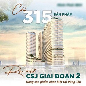 nhận booking đặt chỗ dự án csj giai đoạn 2 - csj bioss mặt tiền biển thùy vân vũng tàu