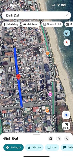 bán đất biển mỹ khê 91m2 mặt tiền đường 7m5 đinh đạt, gần vương thừa vũ, gần biển mỹ khê