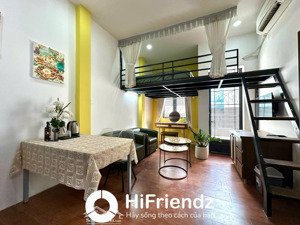 cho thuê căn hộ gác bancol, máy giặt riêng, full nội thất, rộng 40m2, ngay tô hiến thành q10