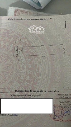 đất đẹp cẩm toại tây 151m2 có 120m2 đất ở ngang 6m.