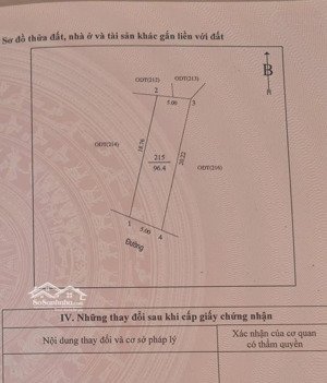 bán đất chính chủ 96m2 full thổ cư giá 4ty500 triệu. ngõ cách đường nguyễn khuyến 20m