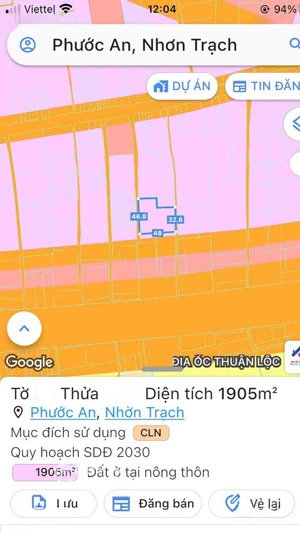 [siêu phẩm] 2200m2 đất nhơn trạch mặt tiền hùng vương, sát cao tốc & sân bay giá chỉ 1/3 thị trường