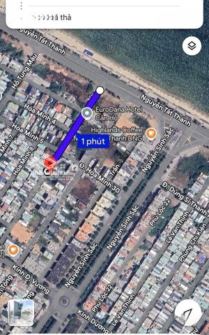 bán cặp đất đường phan thị nể, khu a1 phương trang - vị trí cách biển vài bước chân