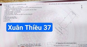 đất j258 đường 5m5 xuân thiều 37. cạnh mikazuki,bãi tắm xuân thiều. s= 70m2 ngang 5m. giá: 4.5 tỷ