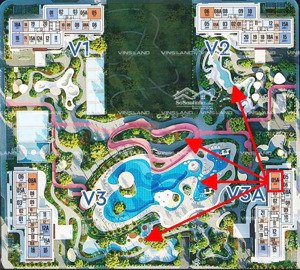 bán gấp căn góc 3pn 2vs + 1 - diện tích 98m2 to nhất dự án - của the vision - view bể bơi