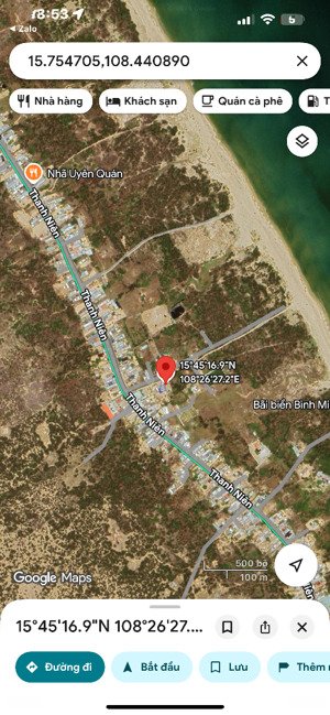 bán đất biển bình minh - 165m đất biển