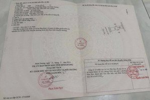 bán 100m2 (full thổ cư) - giá : 750tr đất bàu bàng