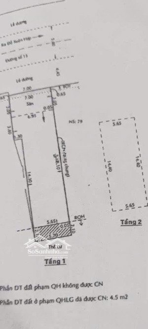 mặt tiền đường số 13 phường phước bình - 134m2 - 14.5 tỷ