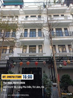 bán nhà phú diễn 80m² 5 tầng vỉa hè ô tô tránh giá 20 tỷ