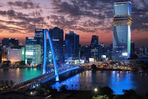 the crest - metropole: cho thuê căn góc 3pn - tầng cao view sông, quận 1, cầu bason & landmark 81