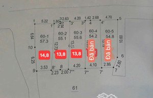 bán ô đất phan đình giót hà đông, 13,8 tỷ, diện tích 55,6m2, đường oto tránh
