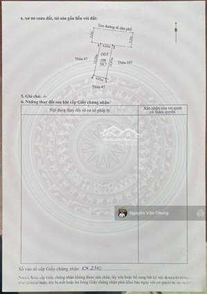 chủ gửi bán lô đất mặt đường đôi quảng luận, đa phúc, dương kinh 59,7m2 ngang 4,63m giá chỉ hơn 2 t