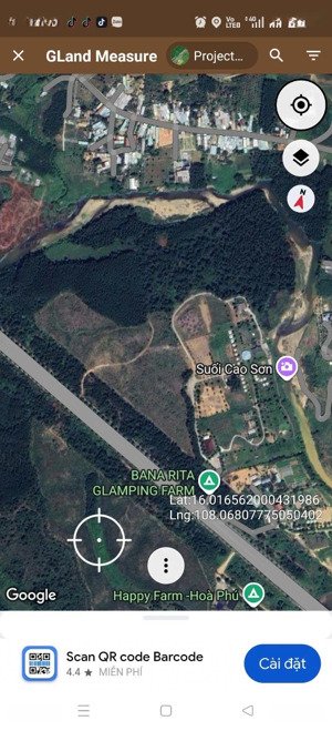 bán vườn làm khu nghỉ dưỡng dưới chân bà nà hill