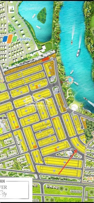 mặt tiền 27m ven sông đối diện công viên sát đại học fpt giá siêu đầu tư