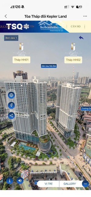 bán căn b08 2pn hh01 kepler land rẻ nhất thị trường.