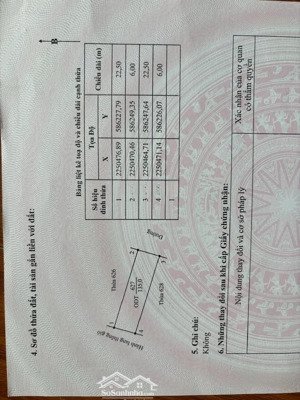 bán đất hướng đông nam khu hành chính xã gia viễn, tỉnh ninh bình