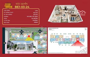 chính chủ gửi bán ch 2pn2wc tòa be1 phân khu beverly dt 62,5m2 giá chỉ 4,25tỷ, đơn giá chỉ 6x triệu