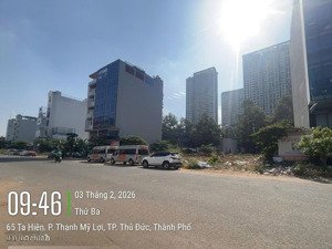 bán đất huy hoàng mặt tiền tạ hiện phường thạnh mỹ lợi, q. 2 cũ.