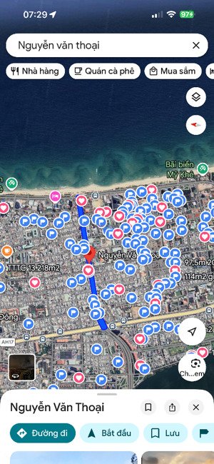 góc hai mặt tiền nguyễn văn thoại gần biển