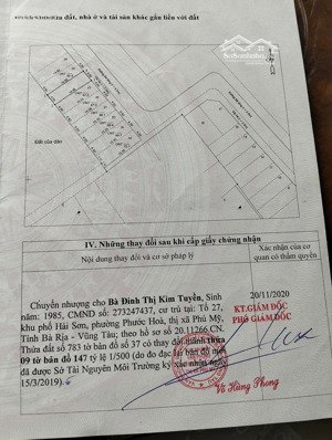 chợ đầu mối lam sơn: chính chủ cần bán đất mặt tiền chợ lam sơn, tp. phú mỹ