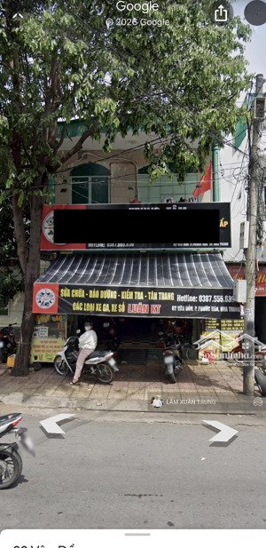 bán đất tặng nhà mặt tiền vân đồn gần lê hồng phong có dòng tiền 45,5m