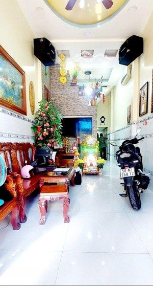 nhà hương lộ 2, 4x24m, hẻm xe hơi, 4 tầng, 6,29 tỷ, sổ hồng