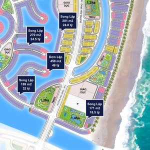 biệt thự 2 mặt biển view hoa hậu vị trí đẹp bậc nhất